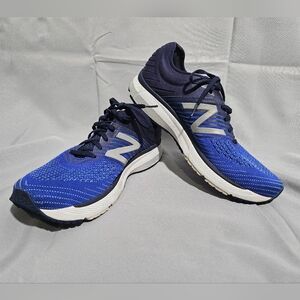New Balance 860v10 Blue White Comfort Running Walking Shoes M860B10 Size 12